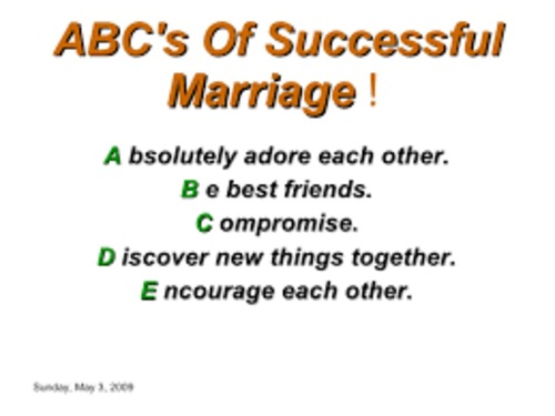 Product picture THE ABC OF A HAPPY MARRIAGE
